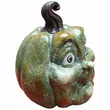 Dynia ceramiczna zielona z twarzą gigant