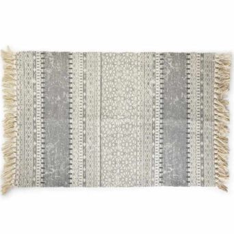 Dywanik Boho maroko szary 60x100cm