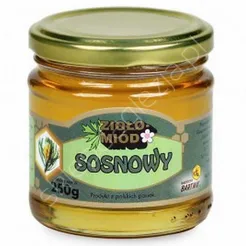 Miód 0,25kg zioło-miód sosnowy