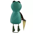 Figura metalowa Żaba LYDIA 23x11x44,5cm