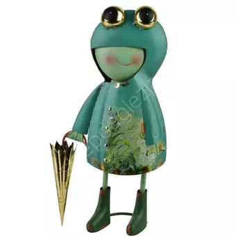 Figura metalowa Żaba LYDIA 23x11x44,5cm