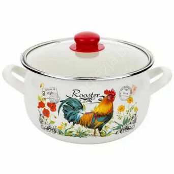 Garnek emalia Kogucik 2,9L