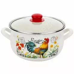 Garnek emalia Kogucik 2,9L