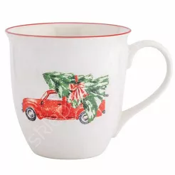 Kubek świąteczny Świąteczny samochód 630ml