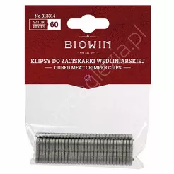 Klipsy do zaciskarki wędliniarskiej 60szt.