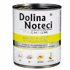 Dolina Noteci  800g dla psa gęś z ziemniakami