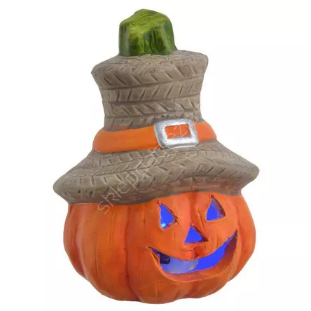 Dynia ceramiczna Halloween LED