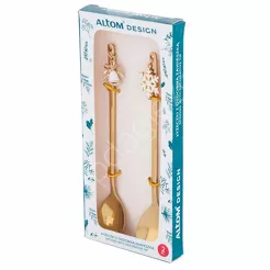 Łyżeczka świąteczna z ozdobną zawieszką święta IV 2szt