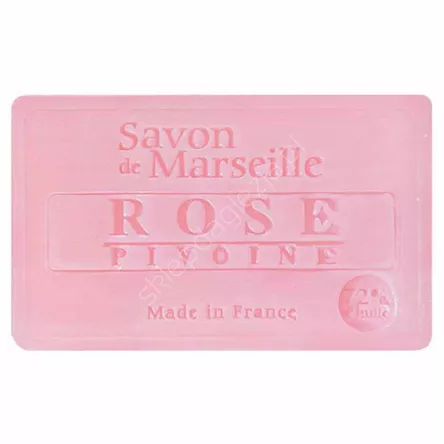 Mydło Marsylskie Róża- Piwonia 100g