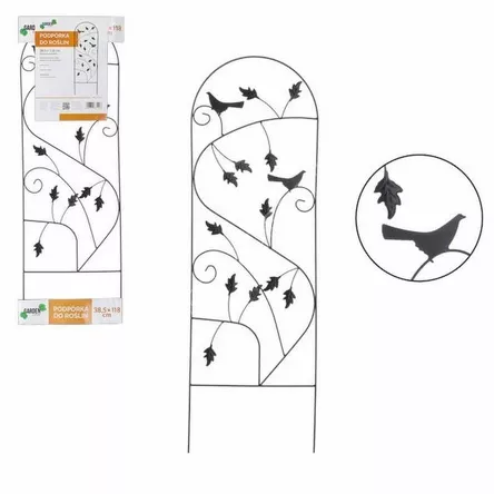 Podpora do roślin 38,5*118cm kratka czarna