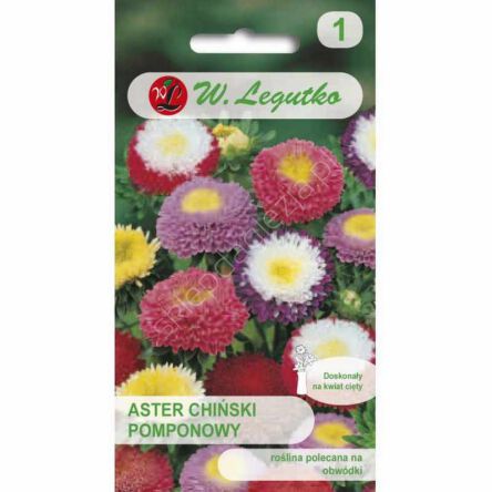 Aster pomponowy mix 1,25g L 