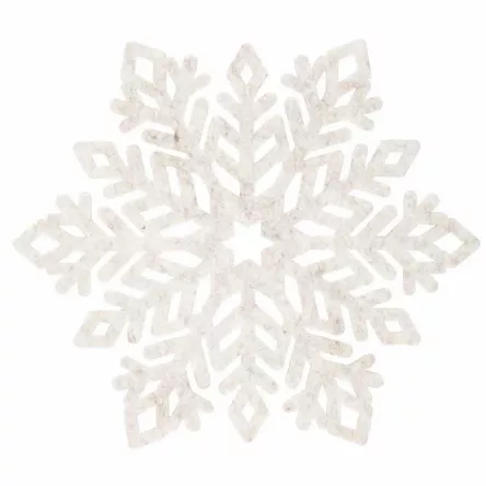 Mata filcowa Śnieżynka 35cm