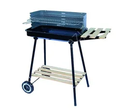 Grill prostokątny z półką