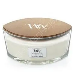 Świeca Wood Wick Elipsa White Tea&Jasmine