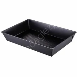 Blacha prostokątna czarna 36*24,5*6cm