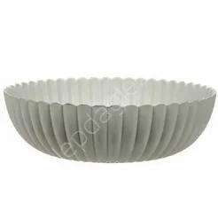 Miska dekoracyjna plastikowa szara 30x9cm