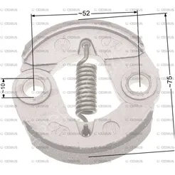 Sprzęgło NAC 75mm aluminiowe