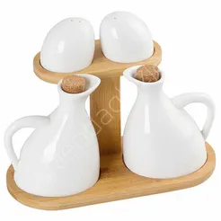 Regular Przyprawnik 4 el. z bamb.podstawką