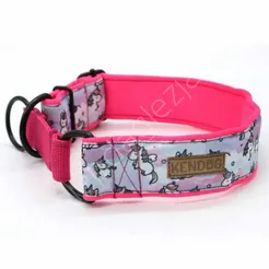 Obroża KenDog M 3cm półzacisk Jednorożce