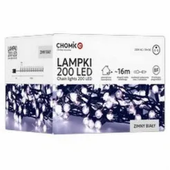 Lampki 200 LED białe zimne Cherry Ball dł. 3+16m