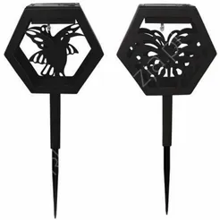 Lampa solarna  Hexagon 13,8*4,5*37cm