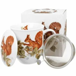 Kubek Wiewiórka z zaparzaczem 400ml