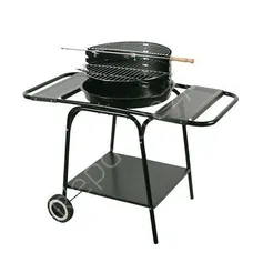 Grill ruchomy okrągły z dwiema półkami
