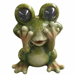 Figurka LED żaba z ruchomymi oczami 22cm