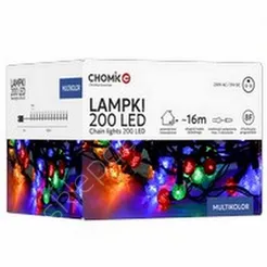 Lampki 200 LED Multikolor Cherry Ball dł. 3+16m