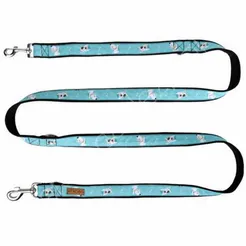 Smycz KenDog 200cm 2cm Niebieskie Bulteriery