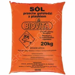 Sól drogowa z piaskiem 20kg worek