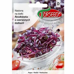 Nasiona na kiełki Rzodkiewka czerwona 20g To