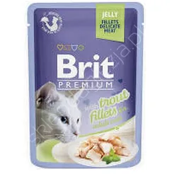 Brit Care Kot   85g żel Trout Fillet